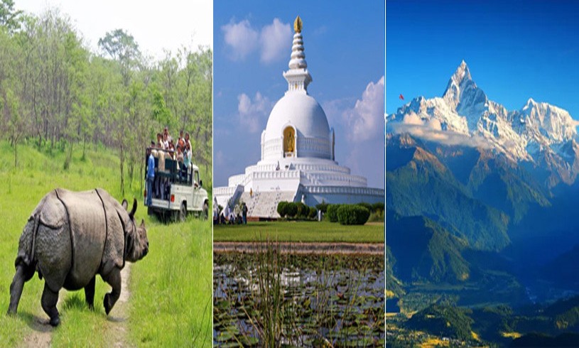 Silver Triangle Tourism Concept Linking Pokhara, Lumbini and Chitwan